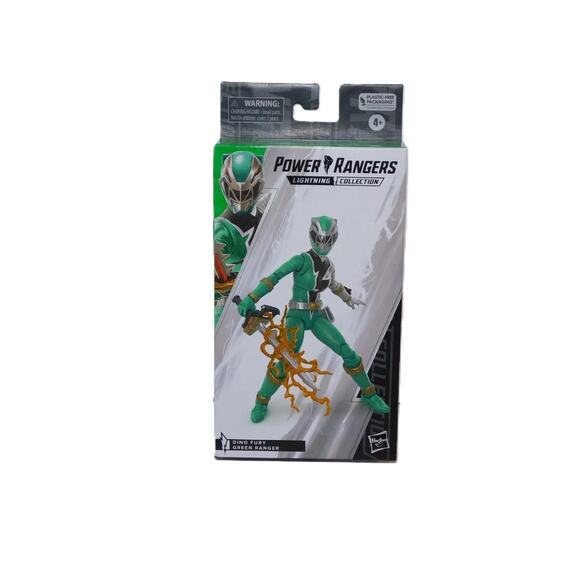 Power Rangers Lightning Collection Dino Fury Green Ranger 6In Action Figure Izzy - Picture 1 of 1